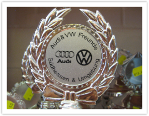 Pokal embleme für VW & Audi Freunde Südhessen und Umgebung